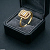 Square Stone Ring Adjustable