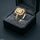 Square Stone Ring Adjustable