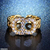 Eight Calli Ring Adjustable