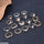 *Star* Zigzag 17 Midi Rings