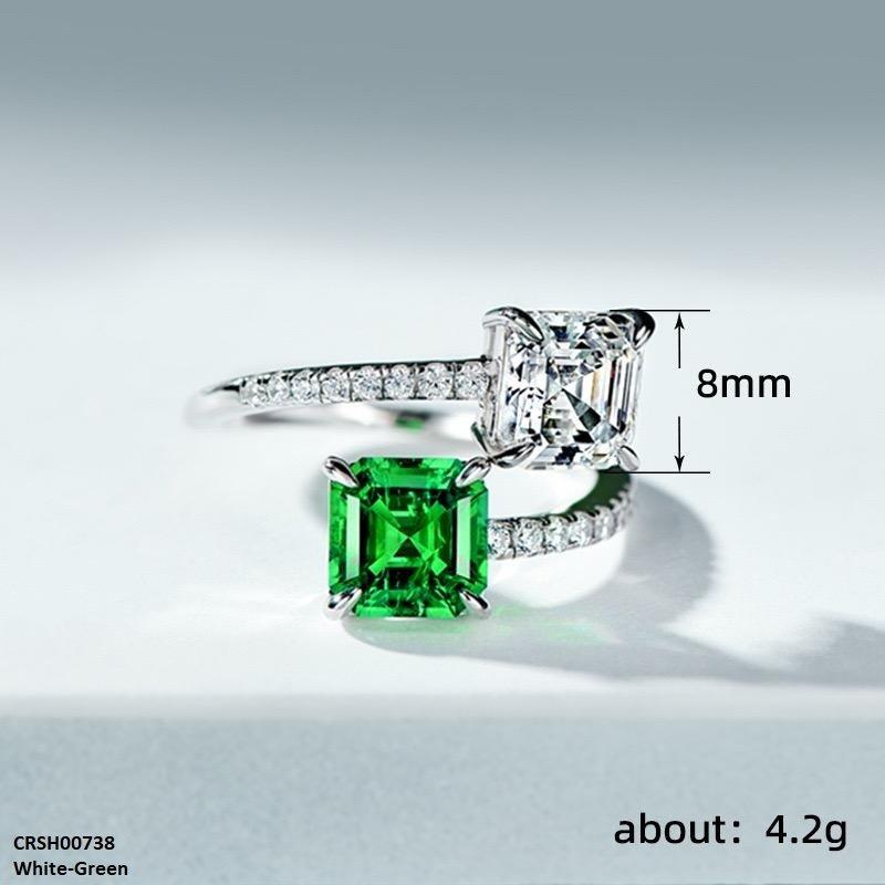Double Square Adjustable Ring