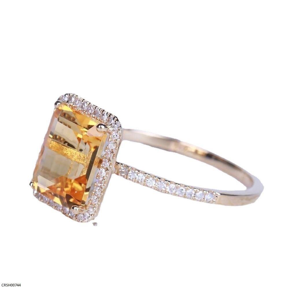 Rectangle Stone Ring