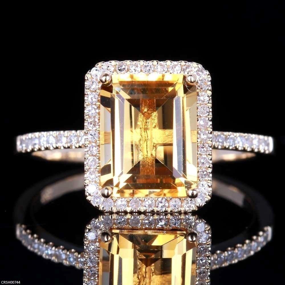 Rectangle Stone Ring
