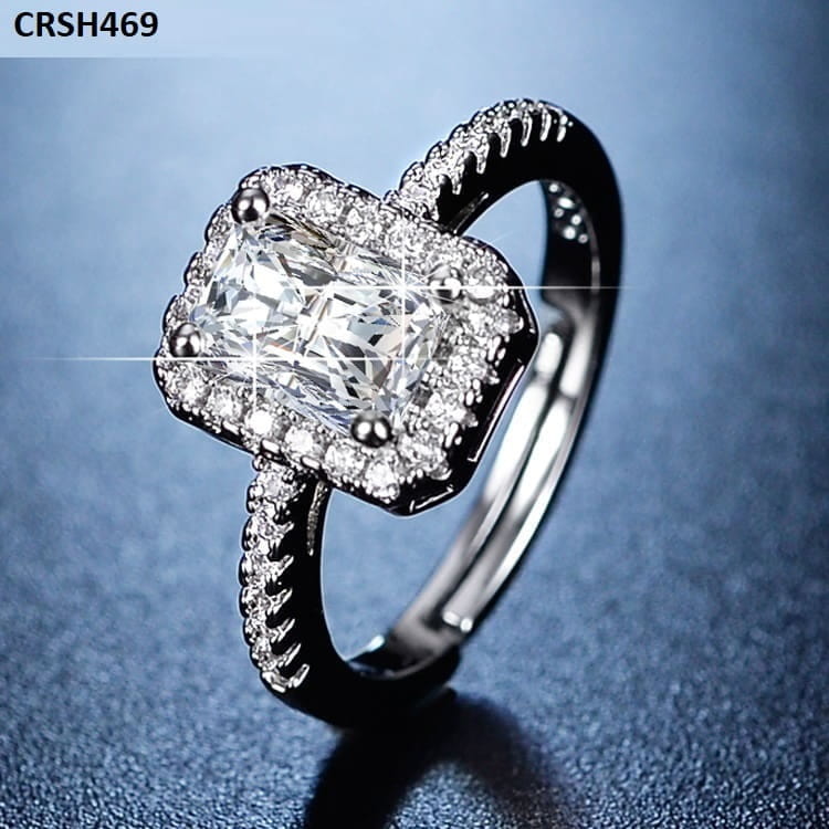 Cushion Tapered Ring Adjustable
