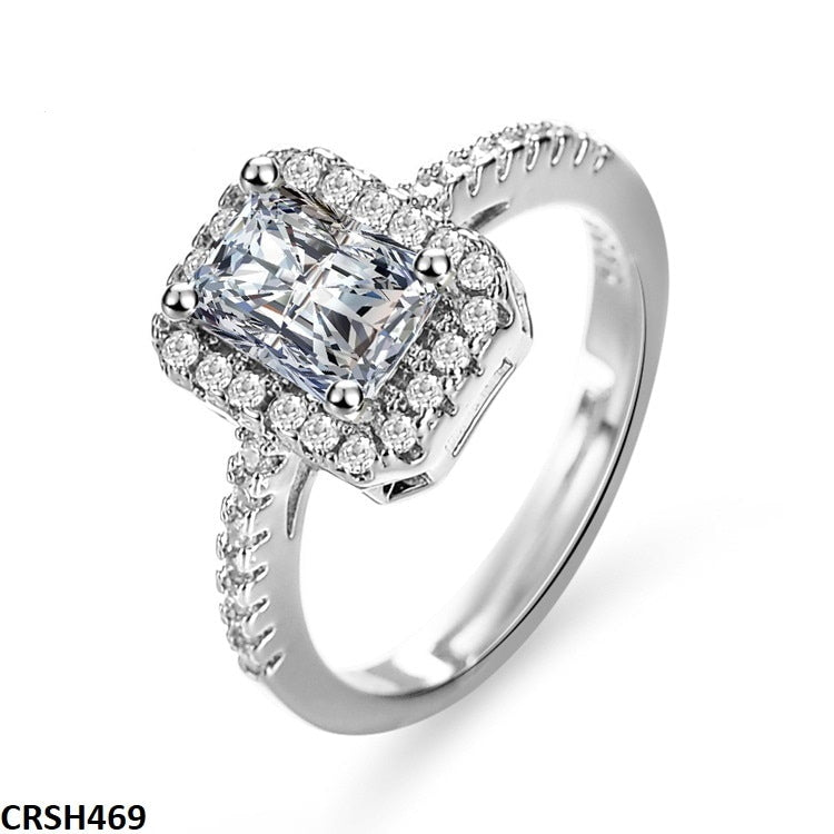 Cushion Tapered Ring Adjustable