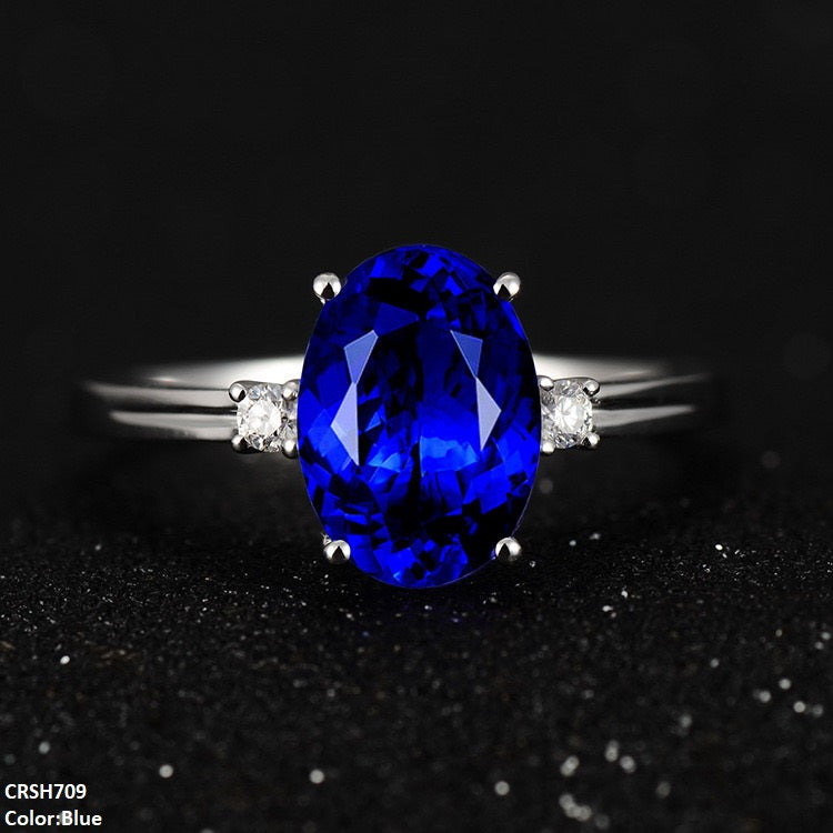 Oval Stone Ring Adjustable