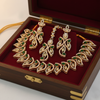 Oval Leaf Necklace Set