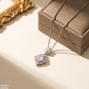 Oval Heart Stone Pendant