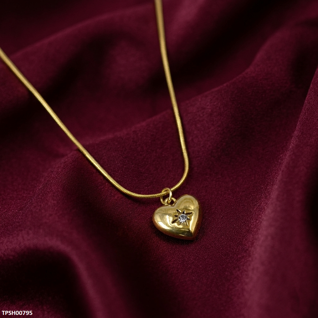 Stainless Steel Heart Pendant