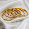 Marquise Stone 6 Pcs Of Bangles Set