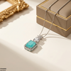 Square Flower Pendant