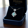 Oval Heart Stone Pendant