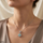 Oval Heart Stone Pendant