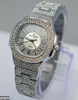 Rhinestone Round Dial Women's Watch