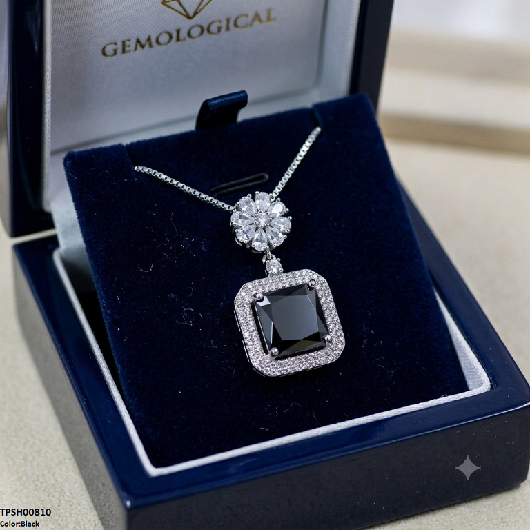 Flower Square Pendant