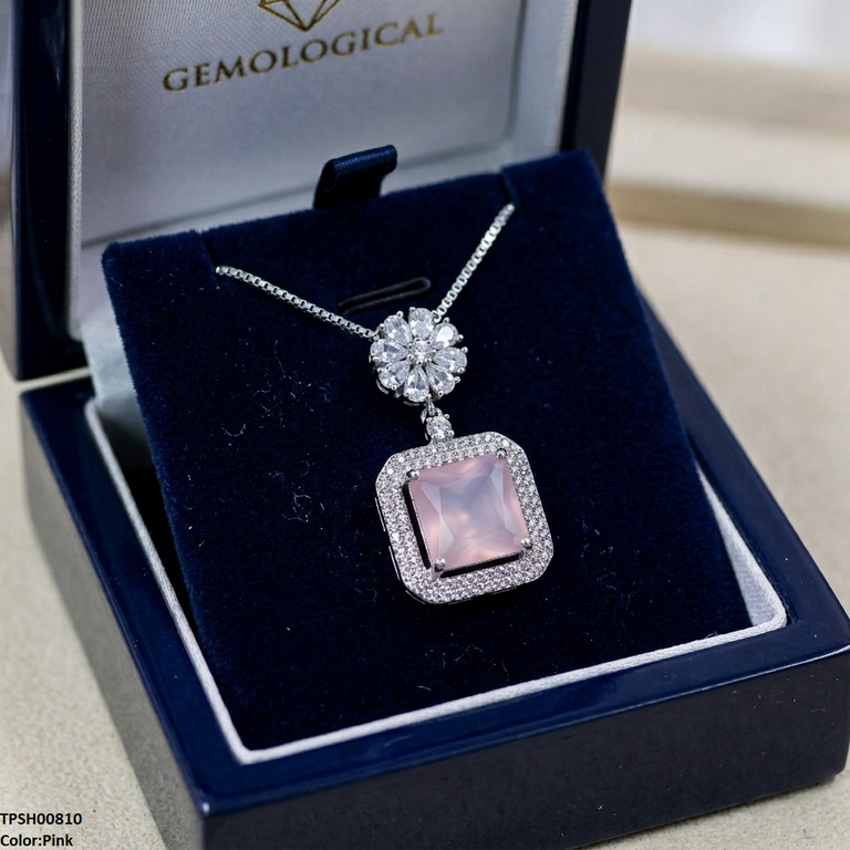 Flower Square Pendant
