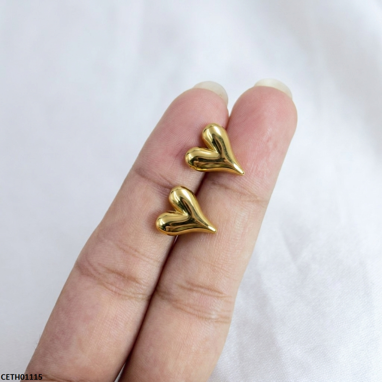 Stainless Steel Heart Tops