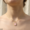 Stainless Steel Flower Pendant