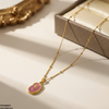 Stainless Steel Flower Pendant