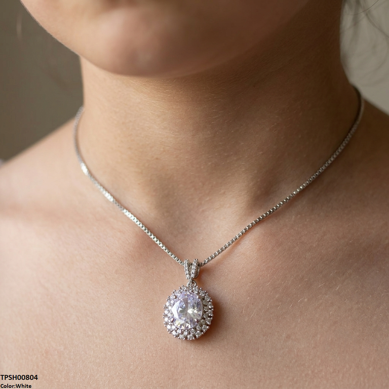 Oval Drop Pendant