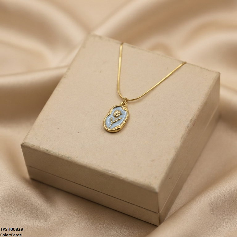 Stainless Steel Flower Pendant