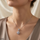 Oval Heart Stone Pendant