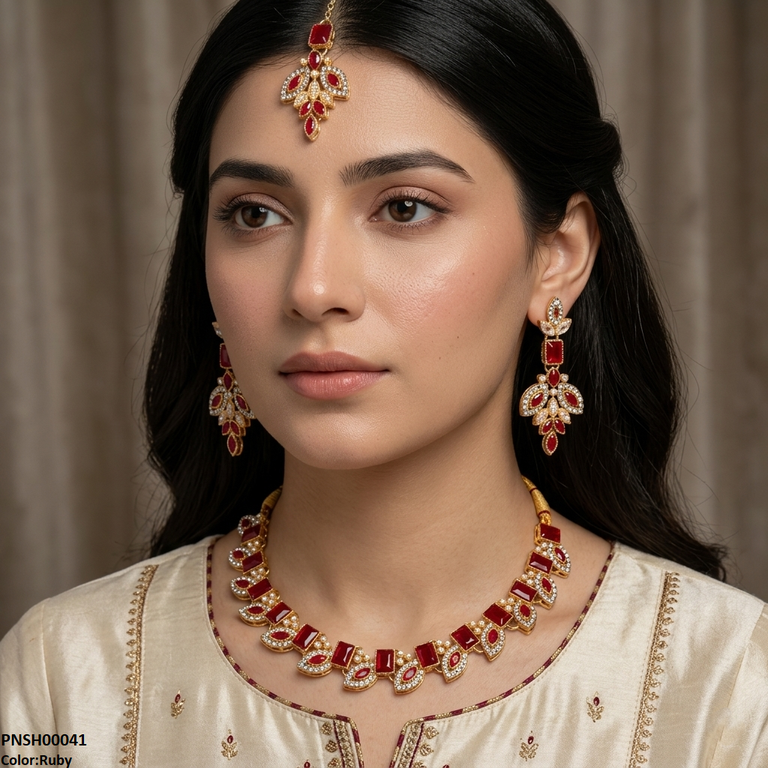 Marquise Necklace Set