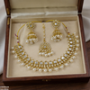 Square/Tear Pearl Drop Rajwari Necklace Set