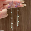 Butterfly Drop Earrings Pair