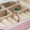 Greenish Round Ring