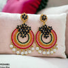 Rainbow Pearl Drop Earrings