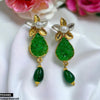 Flower Pearl Drop Earrings