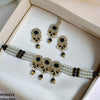 Oval/Pearl Drop Choker Set