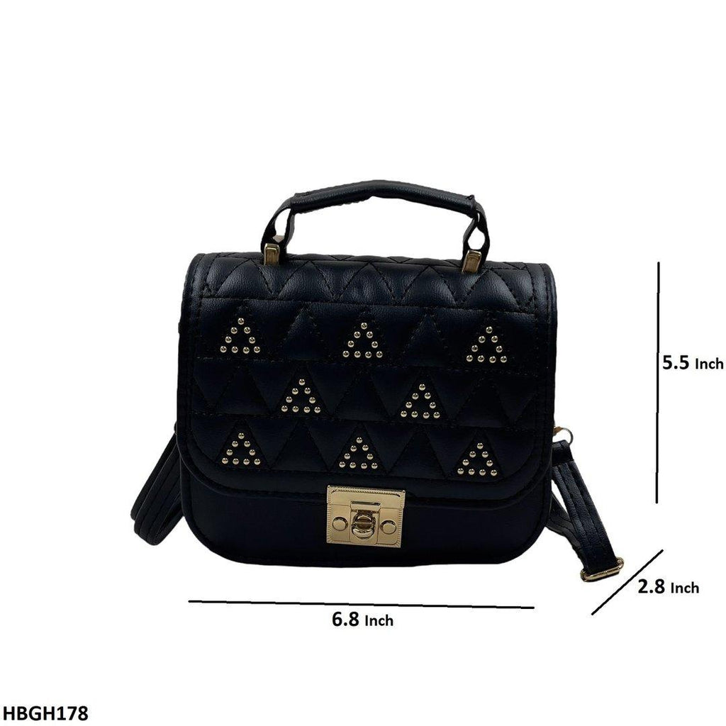 Mini Embroidery Square Hand Bag