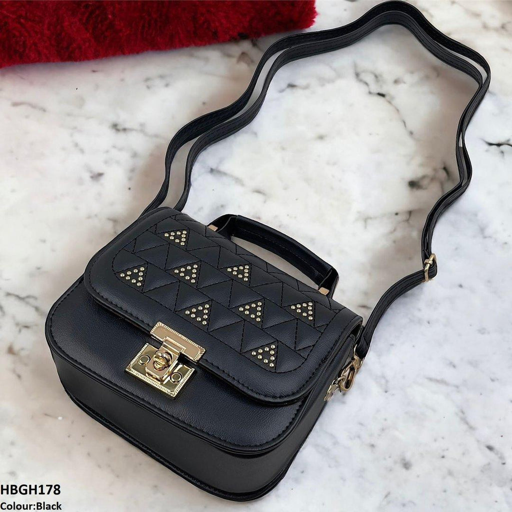 Mini Embroidery Square Hand Bag
