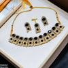 Oval/Tear/Flower Drop Choker Set