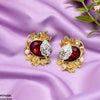 Oval Leaf Tops Pair