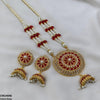 Cut Jhumki Drop Pearl Mala