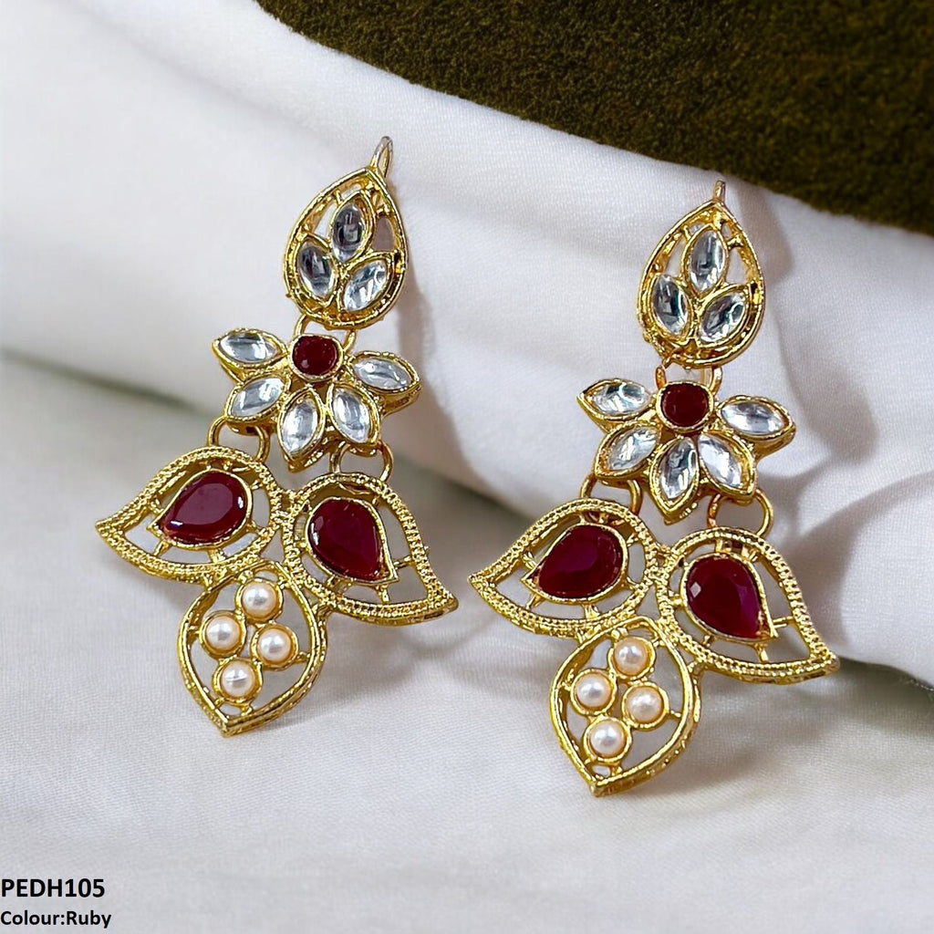 Double Eye Drop Earrings