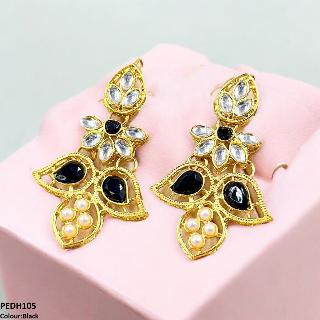 Double Eye Drop Earrings