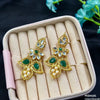 Double Eye Drop Earrings