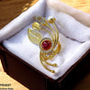 Round Leaf Ring Adjustable