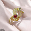 Round Leaf Ring Adjustable