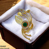 Round Leaf Ring Adjustable