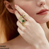 Round Leaf Ring Adjustable