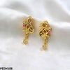 Root Flower Drop Earrings