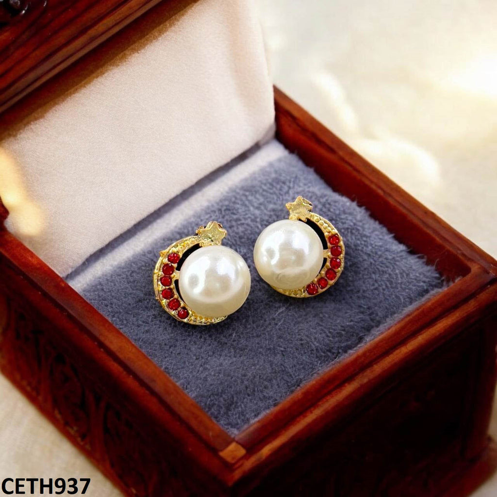 Pearl Round Tops Pair