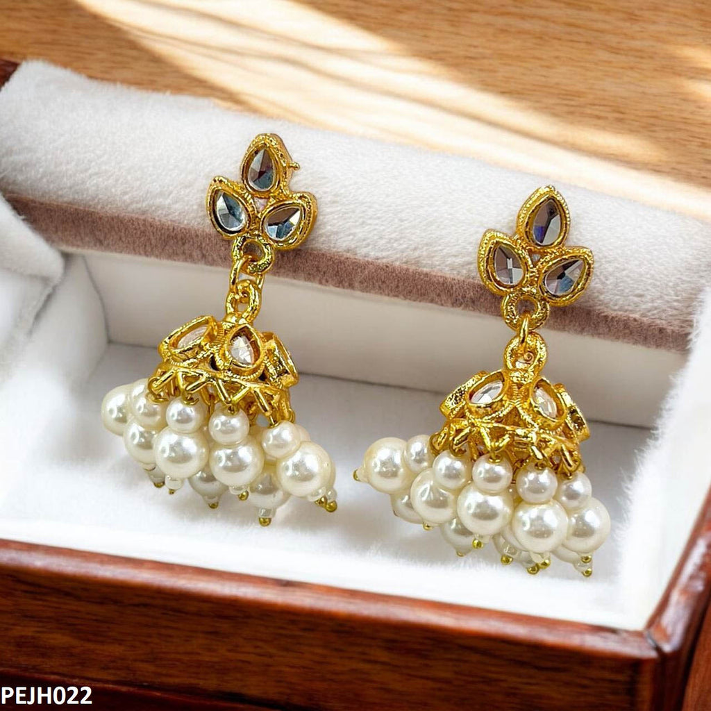 Tear Pearl Drop Jhumki