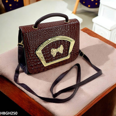 Crocodile Pattern Hand Bag
