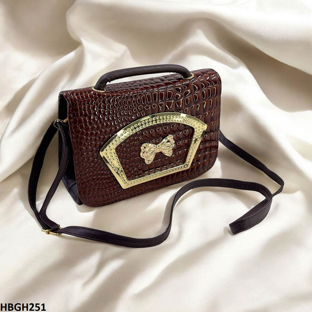 Crocodile Pattern Hand Bag
